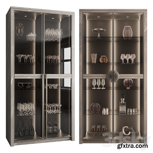 3dsky Pro - Сupboard with dishes My Design №18