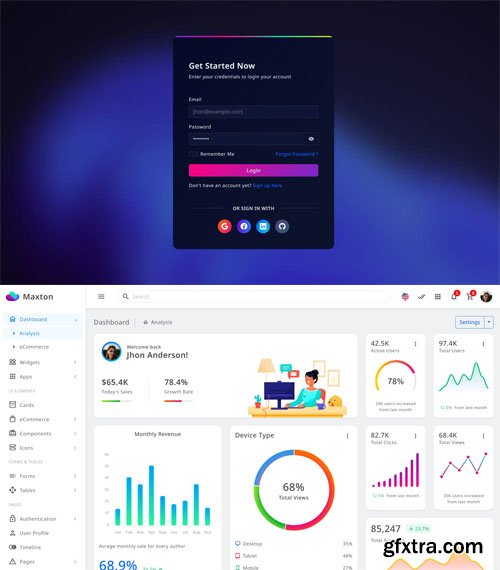 Themeforest - Maxton - Admin Dashboard Template v1.0.0