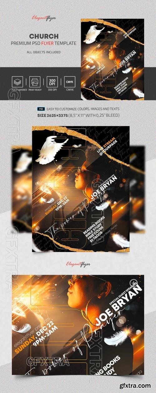 Church Flyer - Premium Flyer template (PSD)