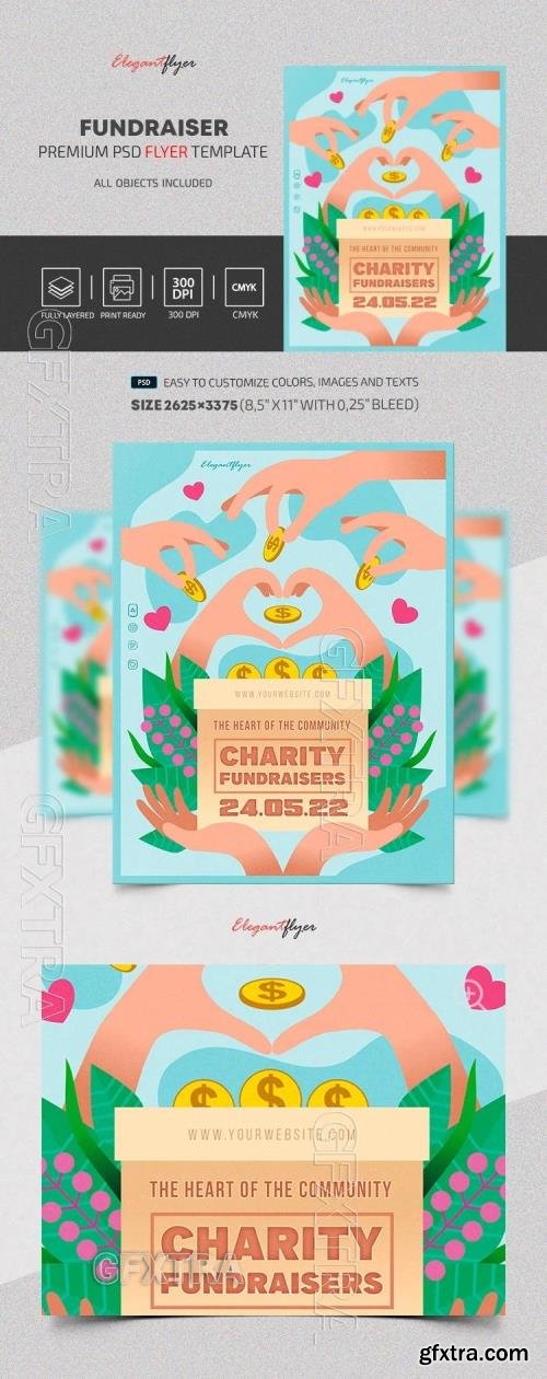 Fundraiser Flyer - Premium Flyer template (PSD)