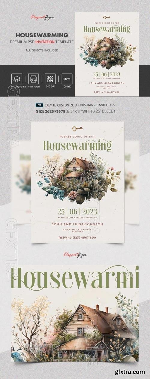 Housewarming - Premium Invitation template (PSD)