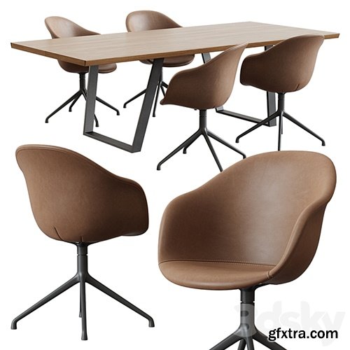 3dsky Pro - BoConcept / Vancouver Table + Adelaide Chair