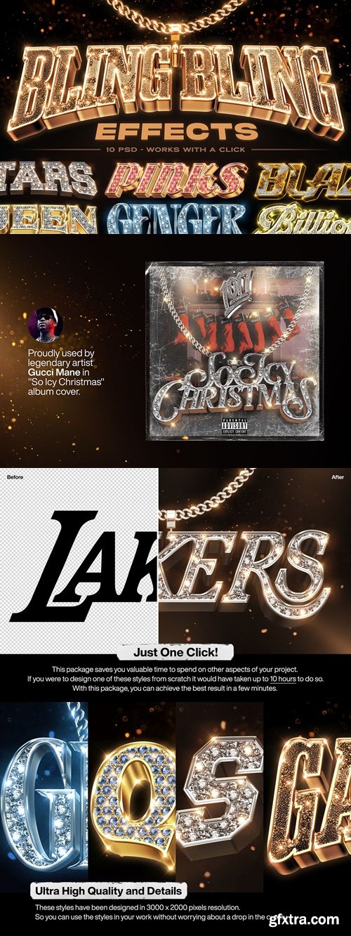 CM - Bling Bling Logo and Text Effects 42175314