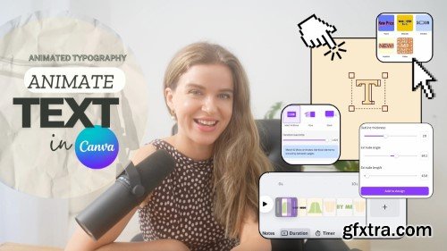 Skillshare - Text Animation in Canva: A Beginner\'s Guide to Motion Graphics. Create Animated Typography