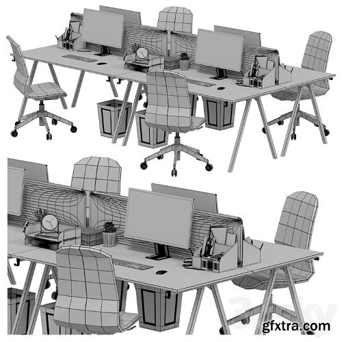 3dsky Pro - IKEA - Office workplace 32