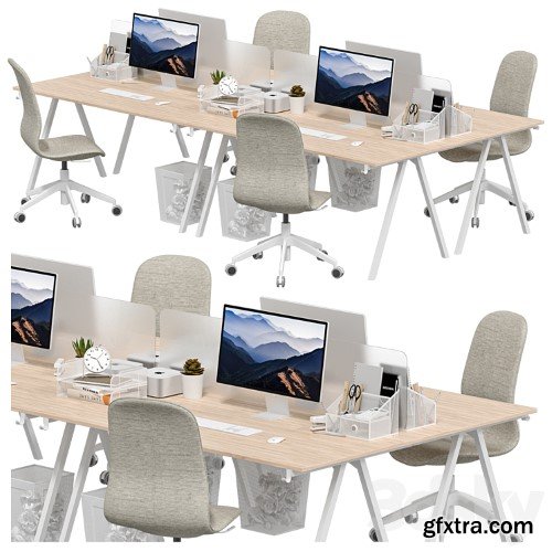 3dsky Pro - IKEA - Office workplace 32