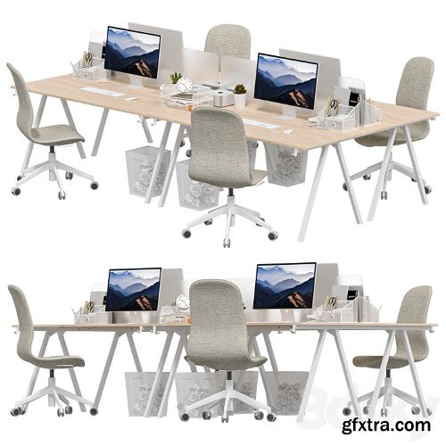 3dsky Pro - IKEA - Office workplace 32