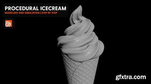Cgside - Procedural Ice-cream Swirl in Houdini - Exclusive tutorial and files