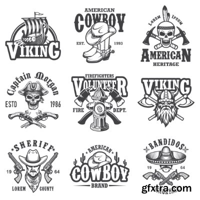 Different Labels & Stickers #77, 22xEPS Different Labels & Stickers #77, 22xEPS