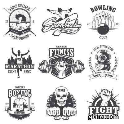 Different Labels & Stickers #77, 22xEPS Different Labels & Stickers #77, 22xEPS