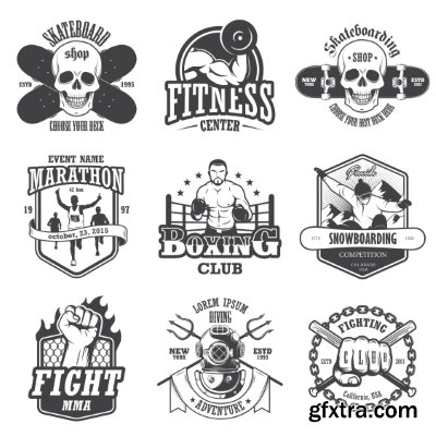 Different Labels & Stickers #77, 22xEPS Different Labels & Stickers #77, 22xEPS