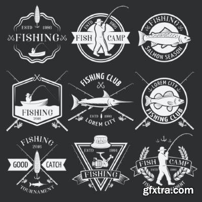 Different Labels &amp; Stickers 80, 25xEPS