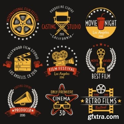 Different Labels &amp; Stickers 80, 25xEPS