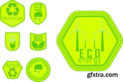 Different Labels &amp; Stickers 80, 25xEPS