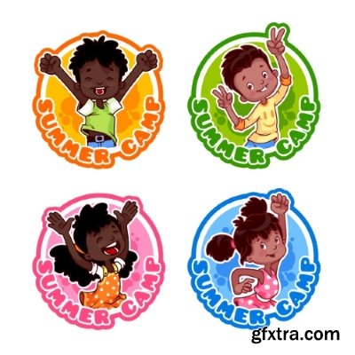 Different Labels &amp; Stickers 80, 25xEPS