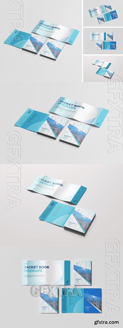 Soft Cover Book Jacket Mockup JKWU8AY
