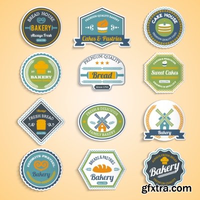 Different Labels &amp; Stickers #81, 25xEPS