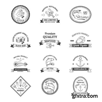 Different Labels &amp; Stickers #81, 25xEPS