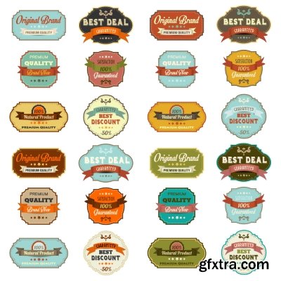 Different Labels &amp; Stickers #81, 25xEPS