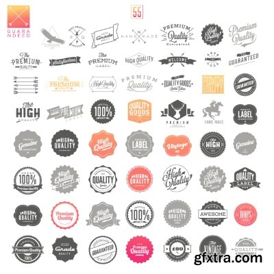 Different Labels &amp; Stickers #81, 25xEPS