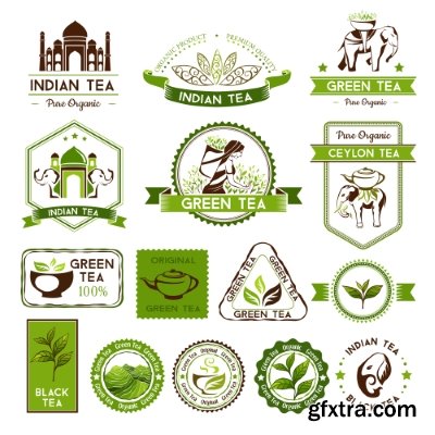 Different Labels &amp; Stickers #82, 25xEPS