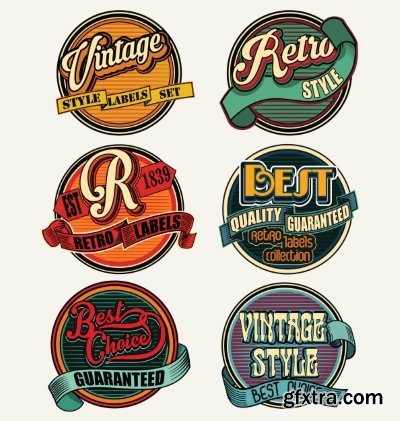 Different Labels &amp; Stickers #82, 25xEPS