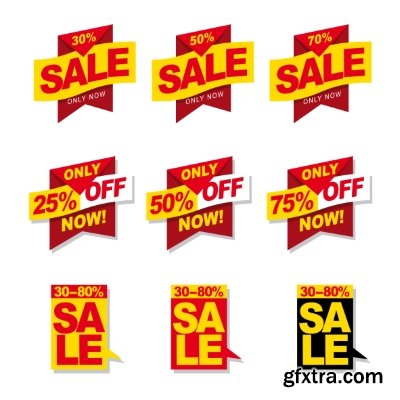 Different Labels &amp; Stickers #82, 25xEPS