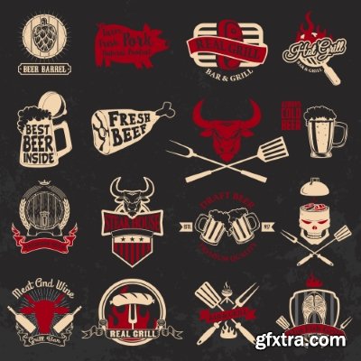 Different Labels &amp; Stickers #82, 25xEPS