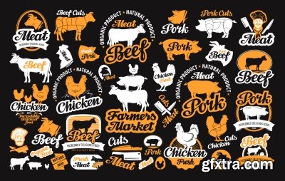 Different Labels &amp; Stickers #82, 25xEPS