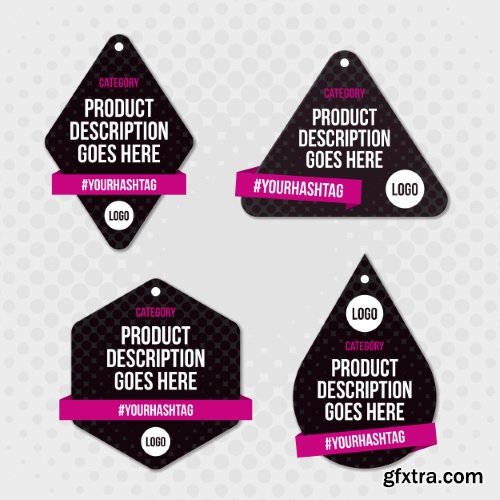 Different Labels &amp; Stickers #99, 25xEPS