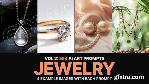 554 Midjourney Prompts for Jewelry: Vol 2