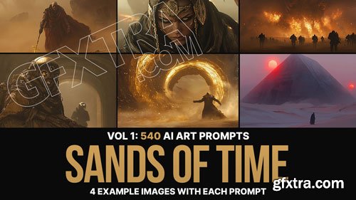 540 Midjourney Prompts & Images for Sands Of Time