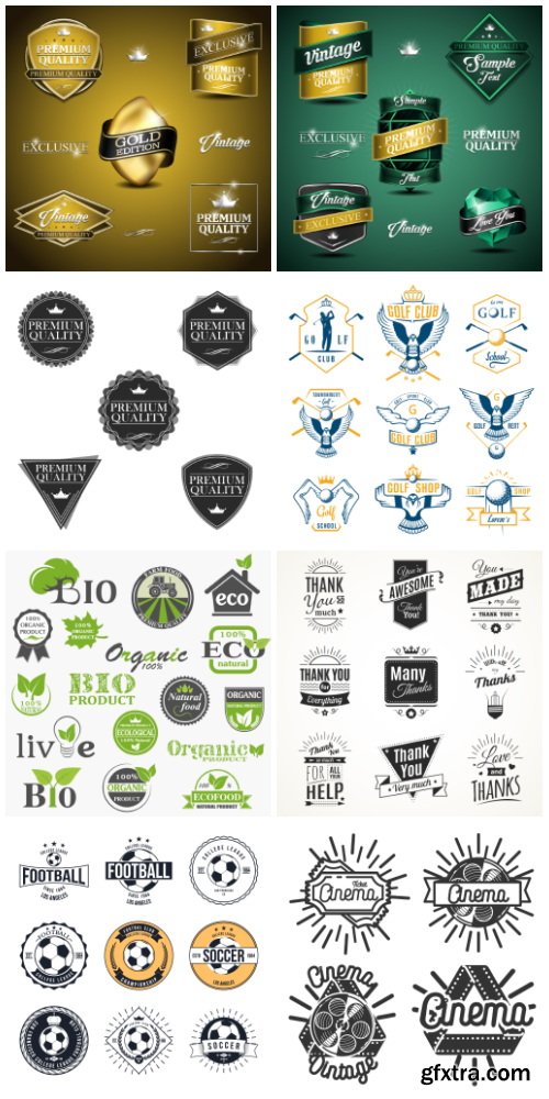 Different Labels & Stickers #101, 25xEPS Different Labels & Stickers #101, 25xEPS