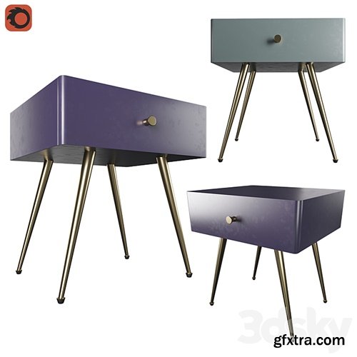 3dsky Pro - Bedside table Topim La Redoute