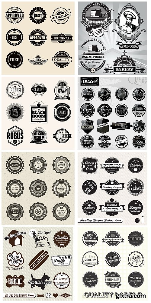 Different Labels &amp; Stickers #104, 22xEPS