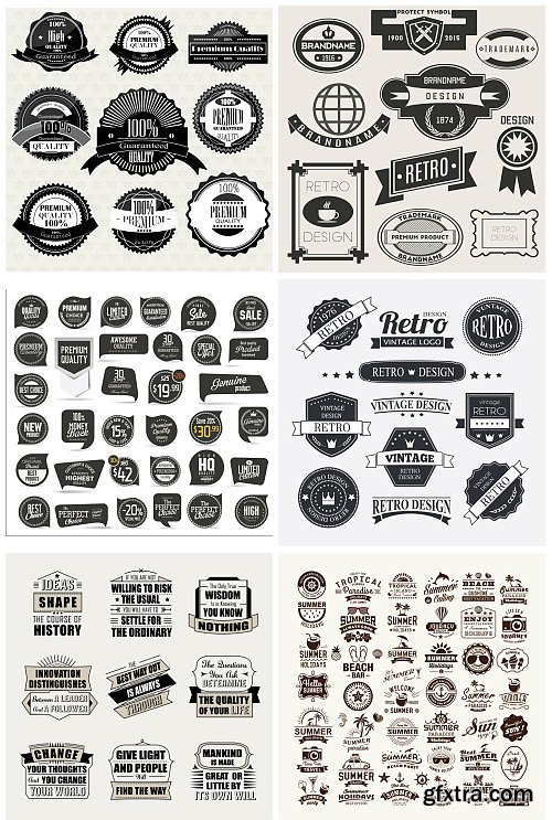 Different Labels &amp; Stickers #104, 22xEPS