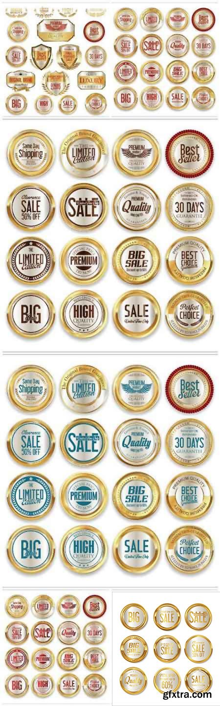 Different Labels & Stickers #146, 6xEPS