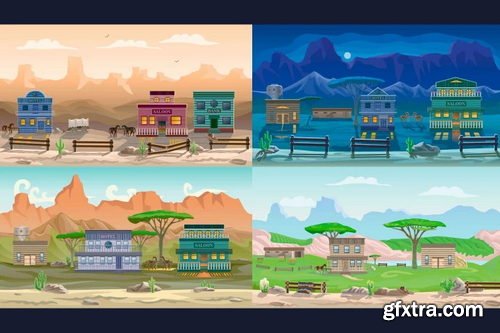 Craftpix - Western 2D Game Backgrounds