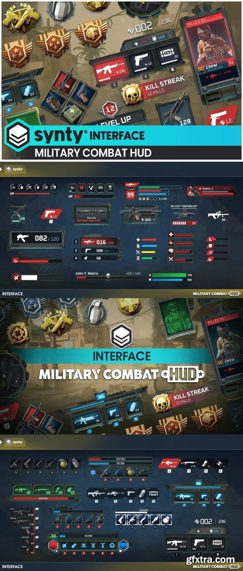 Military Combat HUD - Synty INTERFACE - GUI v1.0.0 Military Combat HUD - Synty INTERFACE - GUI v1.0.0