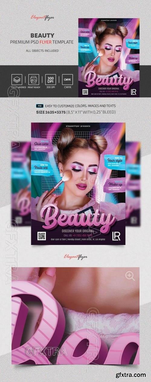Beauty Flyer - Premium Flyer template (PSD)