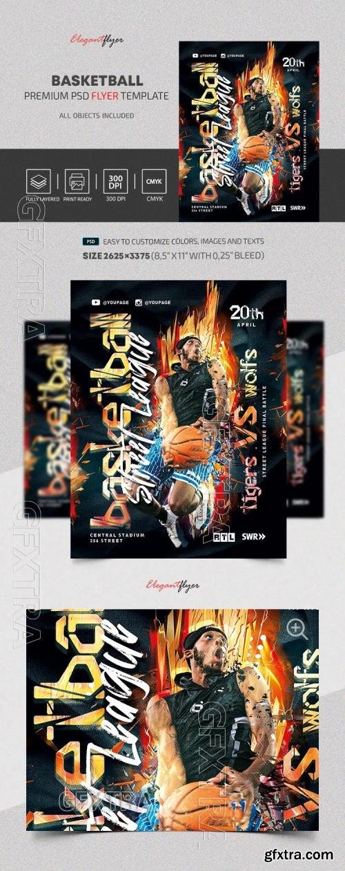 Basketball - Premium PSD Flyer Template - 10032461 Basketball - Premium PSD Flyer Template - 10032461