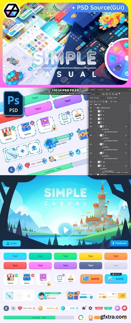 GUI Pro - Simple Casual(+PSD) v1.0.7 (27 Nov 2024) GUI Pro - Simple Casual(+PSD) v1.0.7 (27 Nov 2024)