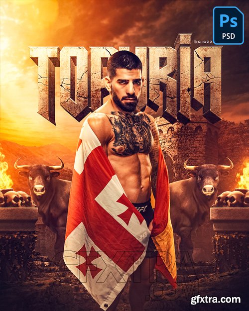 Gigi Zakaidze - Ilia Topuria - El Matador - PSD File