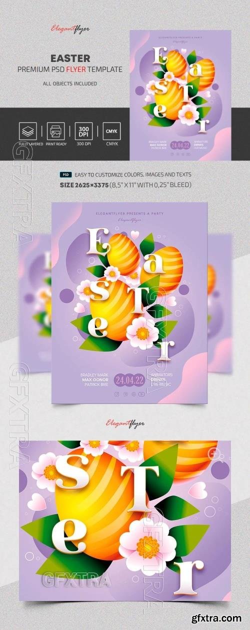 Easter Flyer - Premium Flyer template (PSD) Easter Flyer - Premium Flyer template (PSD)