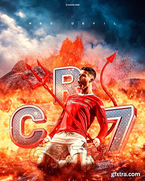 Gigi Zakaidze - CR7 Man Utd - PSD File