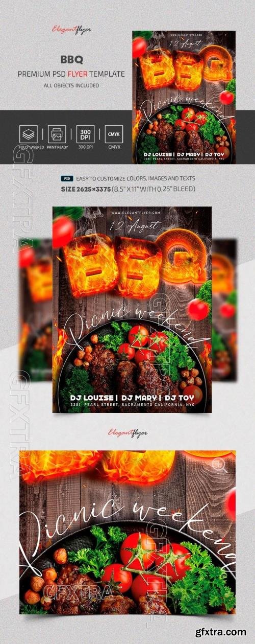 BBQ Flyer - Premium Flyer template (PSD) BBQ Flyer - Premium Flyer template (PSD)