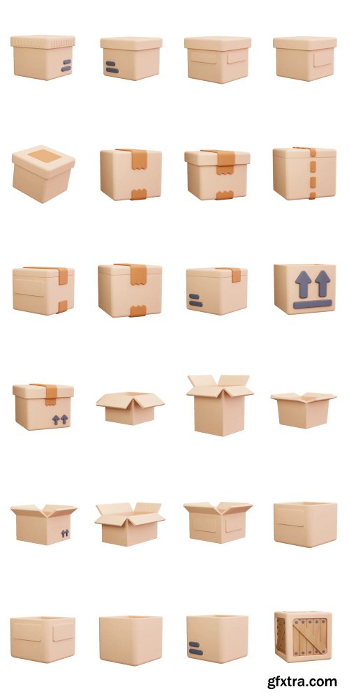 Iconscout - Box 3D Icon Pack