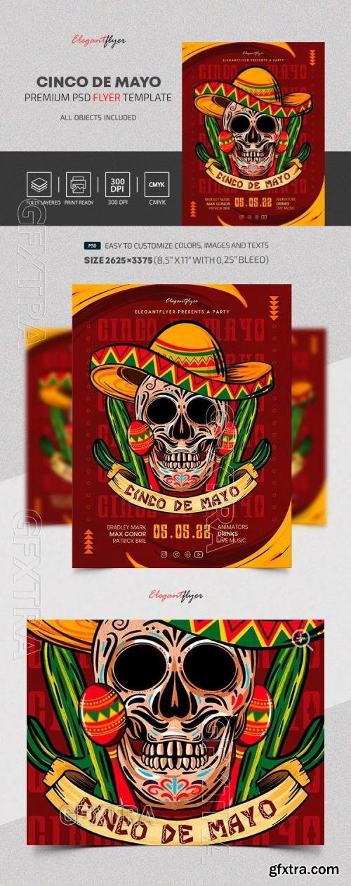 Cinco de Mayo Flyer - Premium Flyer template (PSD) Cinco de Mayo Flyer - Premium Flyer template (PSD)
