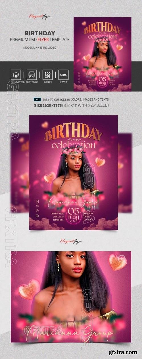 Birthday - Premium Flyer template (PSD) Birthday - Premium Flyer template (PSD)