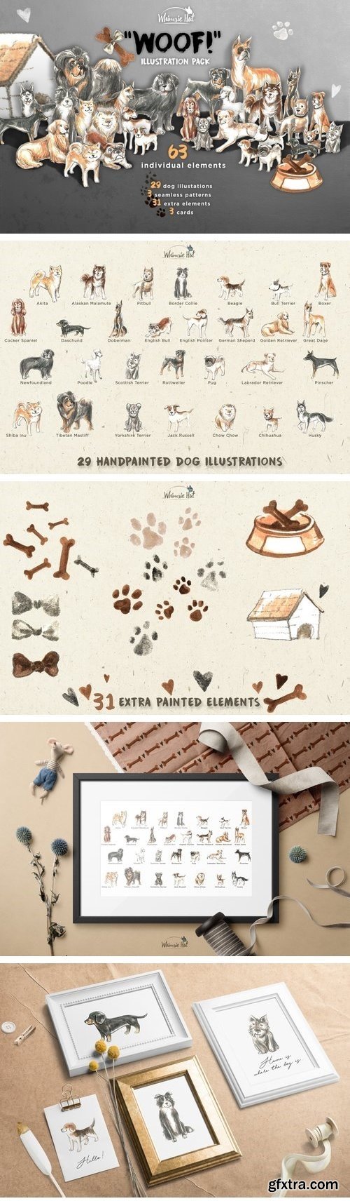 CM - \'Woof!\' illustration pack 2108491